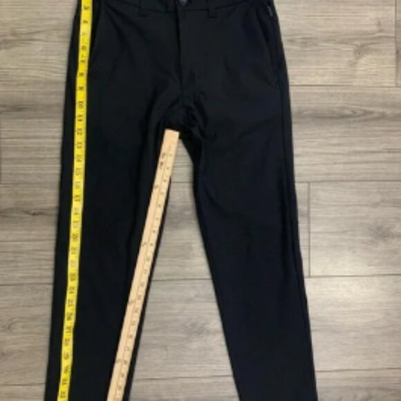 Lululemon Commission Slim Fit Pants Warpstreme Mens 28 - Picture 2 of 9
